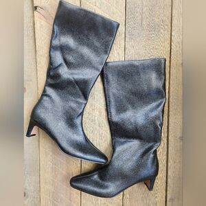 ⭐️ Splendid Elegant Black Women's Knee-High Black Sleek Boots 7.5